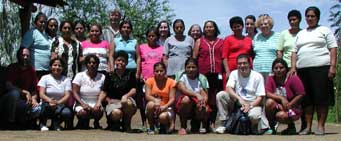 Comité de Mujeres Rurales, visit to Comunidad Los Mangles