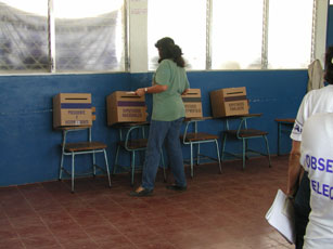 ballot boxes