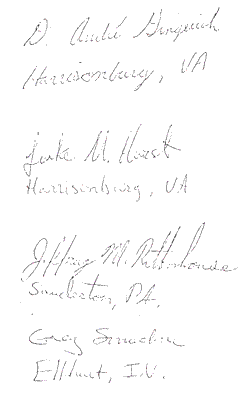 Signatures