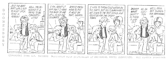 Doonesbury Cartoon